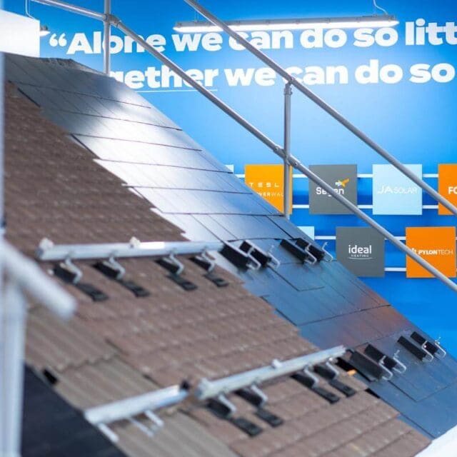 training roof with solar mounting products