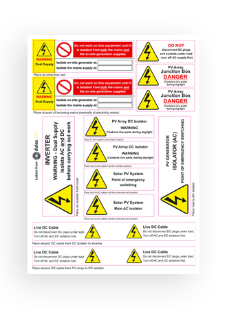 Hazard Label (Pack of 10)