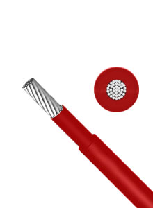 6mm2 single-core PV DC cable 1m – Red