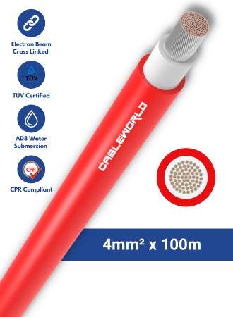 4mm2 single-core 100m – Red