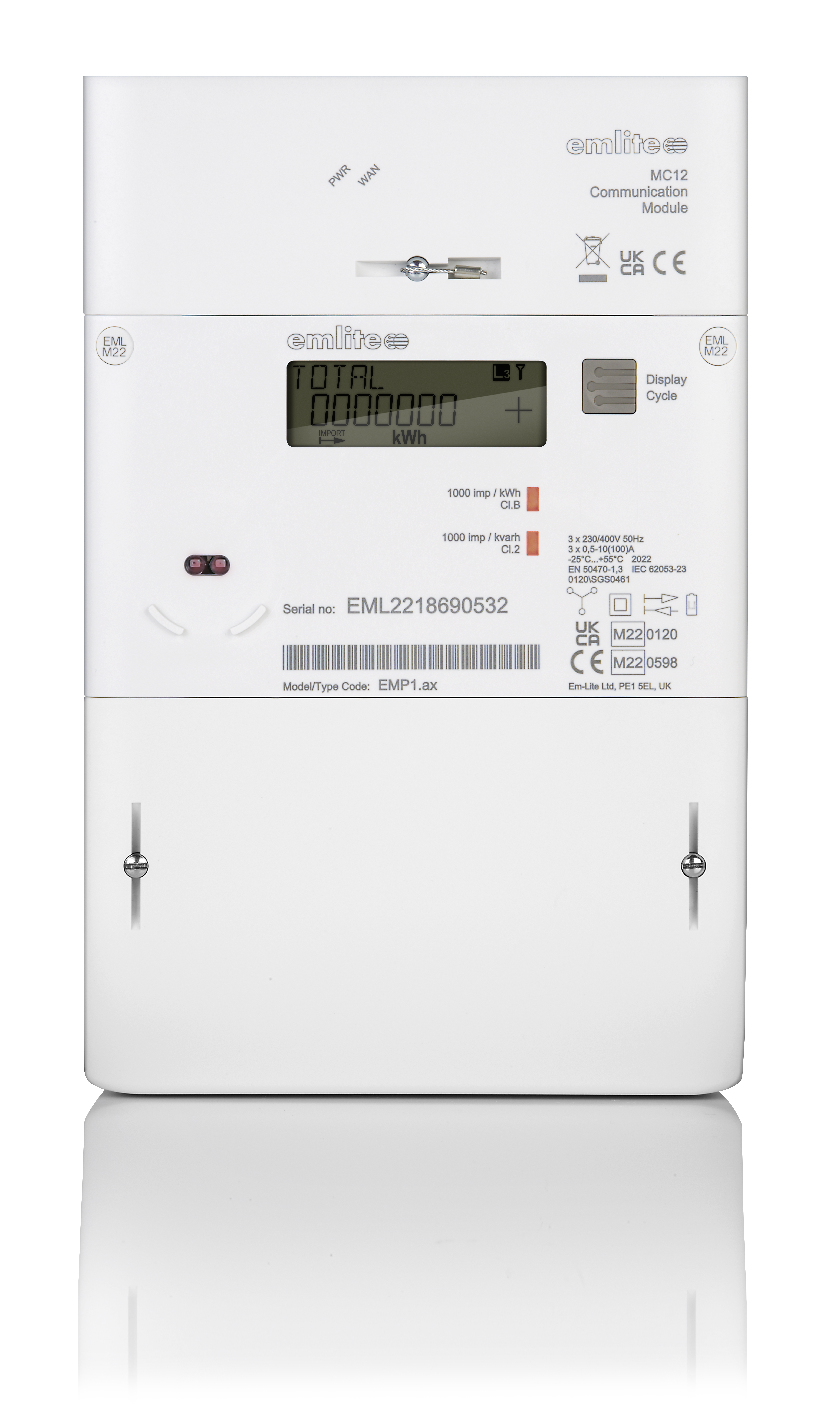 3Phase 4wire 100AMP Direct Connected – cw Modem and built in sim card (registered  to Meteronline)