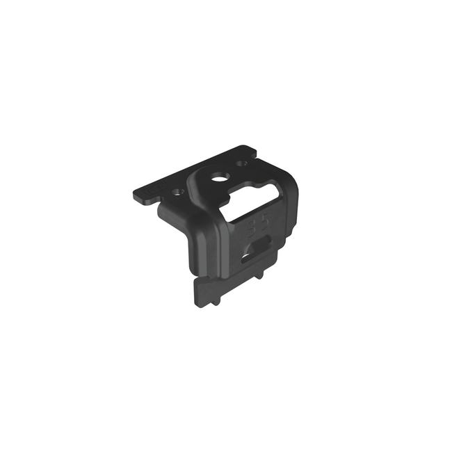 FlatFix End Clamp 35mm Black