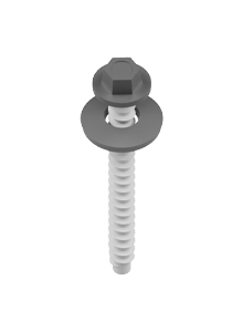 Self-Tapping Screw + GSE EPDM Washer BLACK  – Single