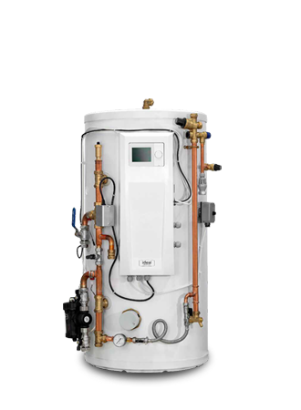 Ideal HP290 DHW Pre-Plumbed Cylinder 180L 1 Zone