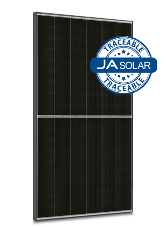 445W N-type Double Glass Bifacial Traceable with MC4 connectors (Black Frame) (5 Pallets of 36 =180)