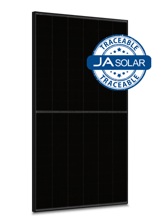 500W N-type TOPCon Traceable Double Glass Bifacial 60 Cell All Black MC4