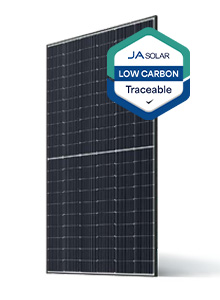 535W N-type TOPCon MBB Traceable Low Carbon Double Glass Bifacial 60 Cell Black Frame MC4