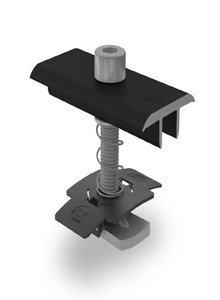 XS module centre clamp, black anodised