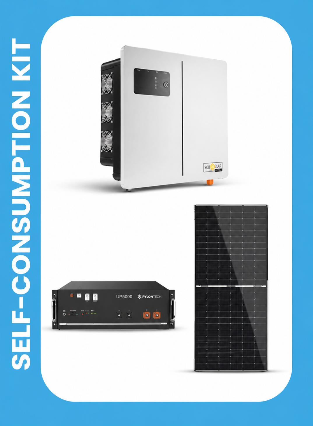 Sunsynk Lynks Pro 2nd Gen 12kW 1PH 48V Self Consumption Kit