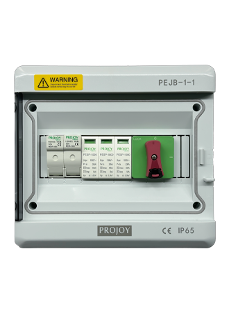 Projoy DC Junction Box – One String Input with MC4 Connectors