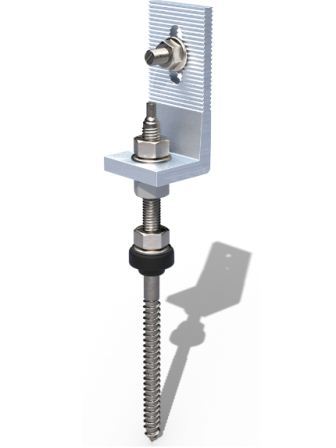 Hanger bolt M10 x 200 offset connection (for Timber Purlins)