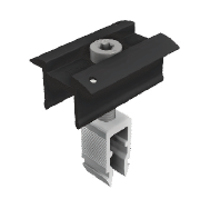 Middle Clamp RapidPro 30-47mm Black