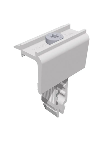 End Clamp V Classic Wide 30-40mm Silver